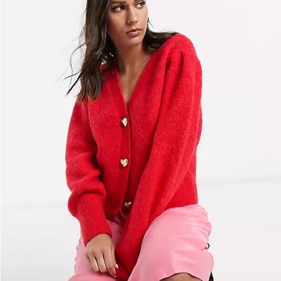 & Other Stories Puff Sleeve Cardigan - Picture 15 of 16